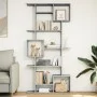 Plywood gray concrete shelf 92x29x188 cm by , Bookcases and shelves - Ref: Foro24-3310319, Price: 117,73 €, Discount: %