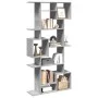 Regal aus grauem Beton-Sperrholz 92x29x188 cm. von , Bücherregale und Regale - Ref: Foro24-3310319, Preis: 117,73 €, Rabatt: %