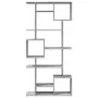 Plywood gray concrete shelf 92x29x188 cm by , Bookcases and shelves - Ref: Foro24-3310319, Price: 117,73 €, Discount: %