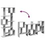 Plywood gray concrete shelf 92x29x188 cm by , Bookcases and shelves - Ref: Foro24-3310319, Price: 117,73 €, Discount: %