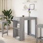 High bar table in gray Sonoma engineered wood 102x70x103.5 cm by , Kitchen and dining tables - Ref: Foro24-3309326, Price: 11...