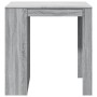 High bar table in gray Sonoma engineered wood 102x70x103.5 cm by , Kitchen and dining tables - Ref: Foro24-3309326, Price: 11...
