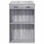 High bar table in gray Sonoma engineered wood 102x70x103.5 cm by , Kitchen and dining tables - Ref: Foro24-3309326, Price: 11...