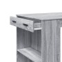 High bar table in gray Sonoma engineered wood 102x70x103.5 cm by , Kitchen and dining tables - Ref: Foro24-3309326, Price: 11...