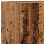 TV-Möbel mit LED-Lichtern aus gealtertem Holz, 30,5x30x102 cm. von , TV-Möbel - Ref: Foro24-857676, Preis: 61,33 €, Rabatt: %