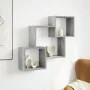 Engineered wood gray concrete wall cabinet 78x18x71 cm by , Shelves and shelves - Ref: Foro24-854808, Price: 27,75 €, Discoun...