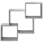 Armario de pared madera de ingeniería gris hormigón 78x18x71 cm de , Estantes y estanterías - Ref: Foro24-854808, Precio: 27,...