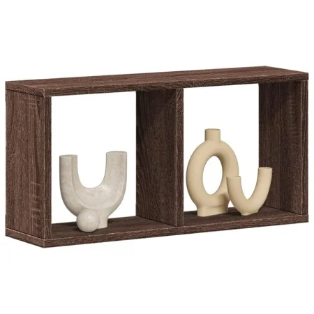 Engineered wood brown oak wall shelf 60x16x30 cm by , Shelves and shelves - Ref: Foro24-854883, Price: 22,83 €, Discount: %