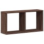 Mueble de pared madera de ingeniería marrón roble 60x16x30 cm de , Estantes y estanterías - Ref: Foro24-854883, Precio: 23,18...