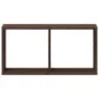 Engineered wood brown oak wall shelf 60x16x30 cm by , Shelves and shelves - Ref: Foro24-854883, Price: 22,83 €, Discount: %