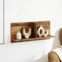 Mueble de pared madera de ingeniería envejecida 70x16,5x30 cm de , Estantes y estanterías - Ref: Foro24-854857, Precio: 24,28...