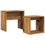 Stackable coffee tables, set of 2, made of aged engineered wood. by , Coffee table - Ref: Foro24-856050, Price: 42,11 €, Disc...