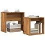 Stackable coffee tables, set of 2, made of aged engineered wood. by , Coffee table - Ref: Foro24-856050, Price: 42,11 €, Disc...