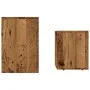 Stackable coffee tables, set of 2, made of aged engineered wood. by , Coffee table - Ref: Foro24-856050, Price: 42,11 €, Disc...