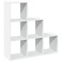 Librería divisor 3 niveles madera ingeniería blanco 99x29x99 cm de , Librerías y estanterías - Ref: Foro24-857958, Precio: 62...