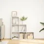 Librería divisor 3 niveles madera ingeniería blanco 99x29x99 cm de , Librerías y estanterías - Ref: Foro24-857958, Precio: 62...