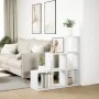 Librería divisor 3 niveles madera ingeniería blanco 99x29x99 cm de , Librerías y estanterías - Ref: Foro24-857958, Precio: 62...