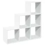 Librería divisor 3 niveles madera ingeniería blanco 99x29x99 cm de , Librerías y estanterías - Ref: Foro24-857958, Precio: 62...