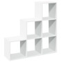 Three-level white engineered wood room divider bookcase 99x29x99 cm by , Bookcases and shelves - Ref: Foro24-857958, Price: 6...