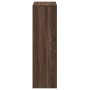 Three-level brown oak wood divider bookcase 99x29x99 cm by , Bookcases and shelves - Ref: Foro24-857964, Price: 62,73 €, Disc...