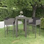 5-teiliges Garten-Barmöbel-Set und graue synthetische Rattankissen von vidaXL, Gartensets - Ref: Foro24-3094785, Preis: 422,8...