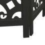 3-panel solid Paulownia wood room divider screen in black. by , Room dividers - Ref: Foro24-358749, Price: 82,52 €, Discount: %