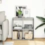 Wooden engineering gray Sonoma divider bookcase 69.5x29x69.5 cm by , Bookcases and shelves - Ref: Foro24-858008, Price: 42,45...
