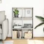 Divider bookcase in gray wood and concrete 69.5x29x103.5 cm by , Bookcases and shelves - Ref: Foro24-858015, Price: 52,37 €, ...