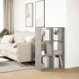 Divider bookcase in gray wood and concrete 69.5x29x103.5 cm by , Bookcases and shelves - Ref: Foro24-858015, Price: 52,37 €, ...