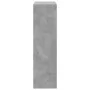 Divider bookcase in gray wood and concrete 69.5x29x103.5 cm by , Bookcases and shelves - Ref: Foro24-858015, Price: 52,37 €, ...