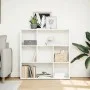 White engineering wood divider bookcase 102x29x103.5 cm by , Bookcases and shelves - Ref: Foro24-858048, Price: 72,26 €, Disc...