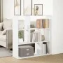 Librería divisora madera ingeniería blanca 102x29x103,5 cm de , Librerías y estanterías - Ref: Foro24-858048, Precio: 72,02 €...