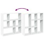 Librería divisora madera ingeniería blanca 102x29x103,5 cm de , Librerías y estanterías - Ref: Foro24-858048, Precio: 75,90 €