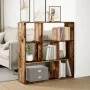 Aged engineering wood divider bookcase 102x29x103.5 cm by , Bookcases and shelves - Ref: Foro24-858055, Price: 81,15 €, Disco...