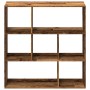 Regal-Divider-Bücherregal aus gealtertem Holz, 102x29x103,5 cm. von , Bücherregale und Regale - Ref: Foro24-858055, Preis: 82...