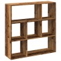 Regal-Divider-Bücherregal aus gealtertem Holz, 102x29x103,5 cm. von , Bücherregale und Regale - Ref: Foro24-858055, Preis: 82...
