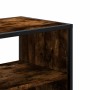 TV-Möbel aus Metall und geräucherter Eichen-Sperrholzplatte, 100x31x39,5 cm. von , TV-Möbel - Ref: Foro24-848931, Preis: 70,1...