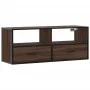 TV stand made of engineered wood and metal in brown oak, measuring 100x31x39.5 cm. by , TV Furniture - Ref: Foro24-848933, Pr...