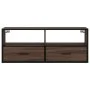 TV stand made of engineered wood and metal in brown oak, measuring 100x31x39.5 cm. by , TV Furniture - Ref: Foro24-848933, Pr...