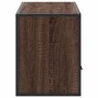 TV stand made of engineered wood and metal in brown oak, measuring 100x31x39.5 cm. by , TV Furniture - Ref: Foro24-848933, Pr...