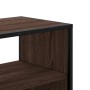 TV-Möbel aus Ingenieurholz und Metall in Eichenbraun, 100x31x39,5 cm. von , TV-Möbel - Ref: Foro24-848933, Preis: 72,27 €, Ra...