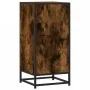 Engineered wood and smoked oak metal sideboard 35.5x35x76 cm by , Sideboards - Ref: Foro24-848946, Price: 63,96 €, Discount: %