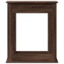 Kaminholzregal aus braunem Eichen-Ingenieurholz, 75x20x87,5 cm. von , Zubehör für Holzöfen und Kamine - Ref: Foro24-854586, P...