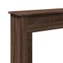 Kaminholzregal aus braunem Eichen-Ingenieurholz, 75x20x87,5 cm. von , Zubehör für Holzöfen und Kamine - Ref: Foro24-854586, P...