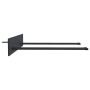 Black steel garden wall tool rack by , Tool Organization and Storage - Ref: Foro24-4019131, Price: 10,49 €, Discount: %