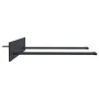 Black steel garden wall tool rack by , Tool Organization and Storage - Ref: Foro24-4019131, Price: 10,35 €, Discount: %
