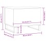 Altertert Holz-Couchtisch aus Ingenieurholz, 60x44,5x45 cm. von , Couchtisch - Ref: Foro24-857440, Preis: 83,54 €, Rabatt: %