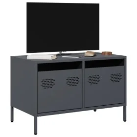 TV-Möbel aus kaltgewalztem Stahl in Anthrazit 68x39x43,5 cm von , TV-Möbel - Ref: Foro24-851234, Preis: 68,89 €, Rabatt: %