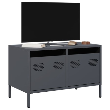 TV-Möbel aus kaltgewalztem Stahl in Anthrazit 68x39x43,5 cm von , TV-Möbel - Ref: Foro24-851234, Preis: 69,53 €, Rabatt: %