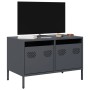 TV-Möbel aus kaltgewalztem Stahl in Anthrazit 68x39x43,5 cm von , TV-Möbel - Ref: Foro24-851234, Preis: 69,53 €, Rabatt: %